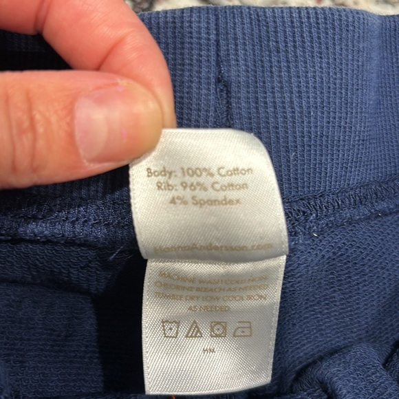 Hanna Andersson Joggers, Size 5, Great Condition, Navy with Color Block on Side - Picture 6 of 9